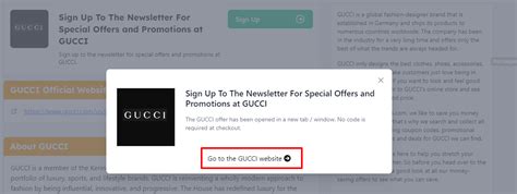 gucci website discount code|gucci discount code uk.